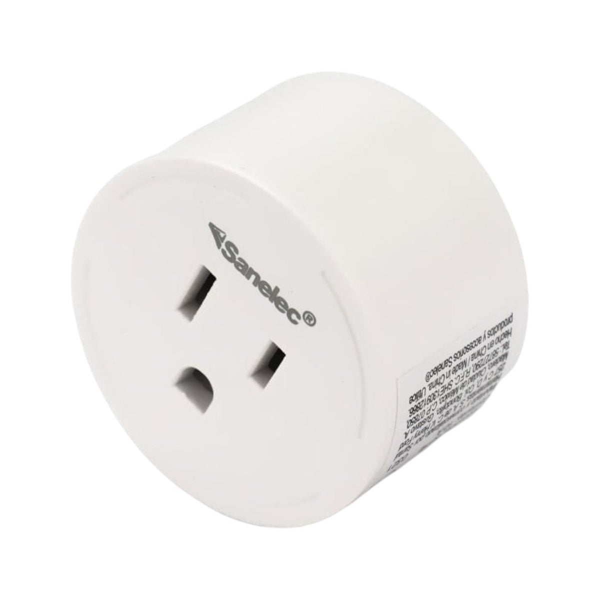 Contacto Inteligente (Smart Plug) Sanelec Wi-Fi, 10A 125V, Control por App y Voz - imagen 3