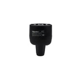Contacto Oval Polarizado de Hule Sanelec, 15A 127V, Color Negro | SE324573