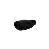 Contacto Oval Polarizado de Hule Sanelec, 15A 127V, Color Negro | SE324573   - imagen 2