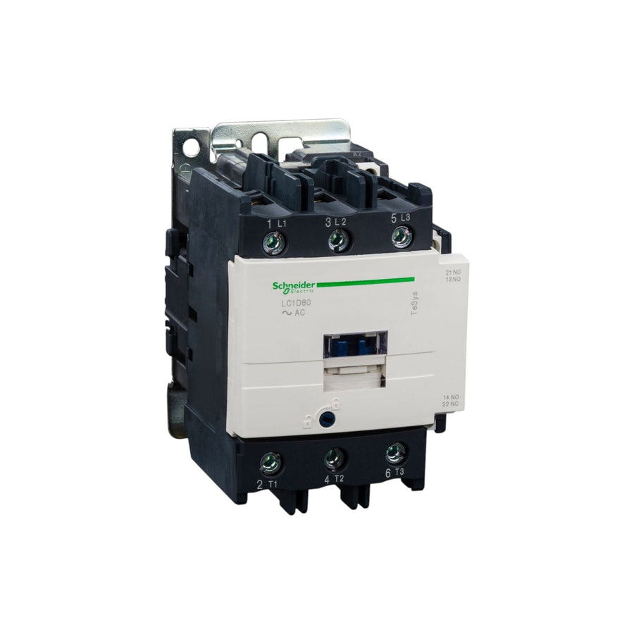 Contactor Schneider Electric TeSys D 3 Polos 95A Tensión de Bobina 110Vca LC1D95F7