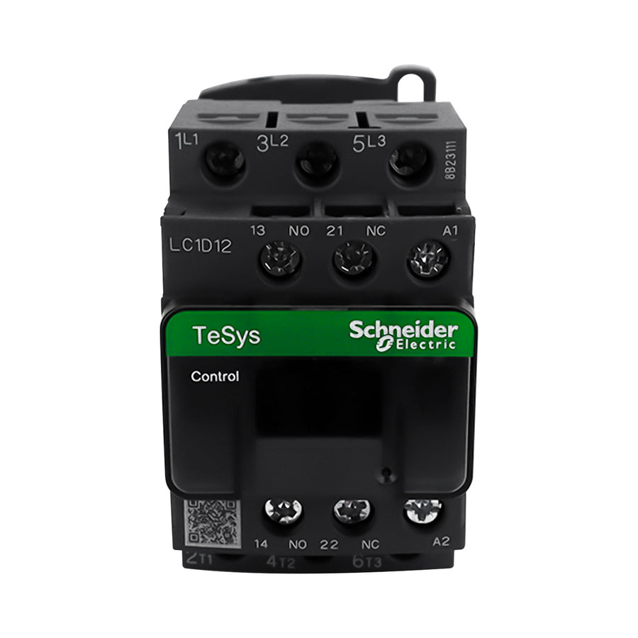 Contactor Schneider Electric TeSys D LC1D12F7, 3 Polos, 12A, Bobina 110V CA, 7.5 HP