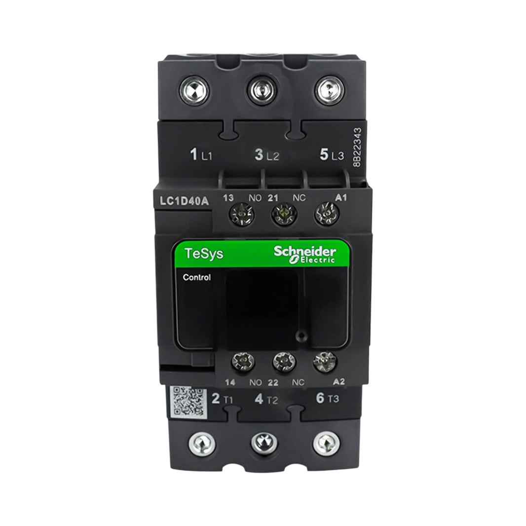Contactor Schneider Electric TeSys D LC1D40AM7, 3 Polos, 40A, Bobina 220V CA, 25 HP