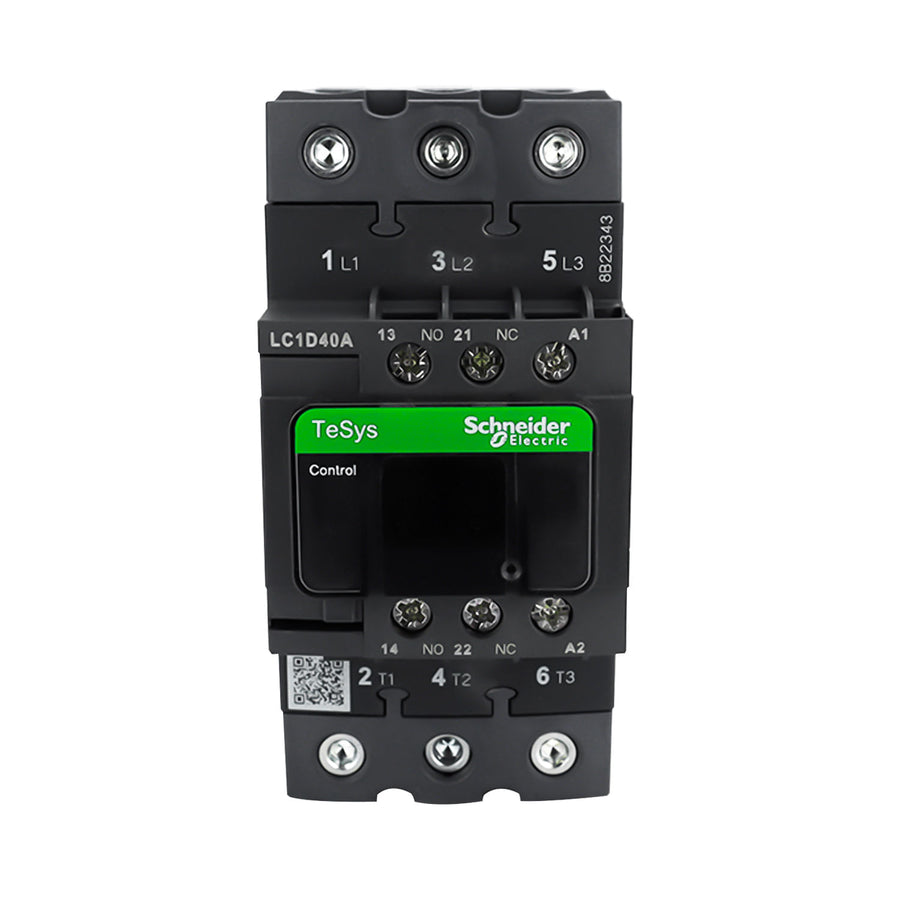 Contactor Schneider Electric TeSys D LC1D40AM7, 3 Polos, 40A, Bobina 220V CA, 25 HP