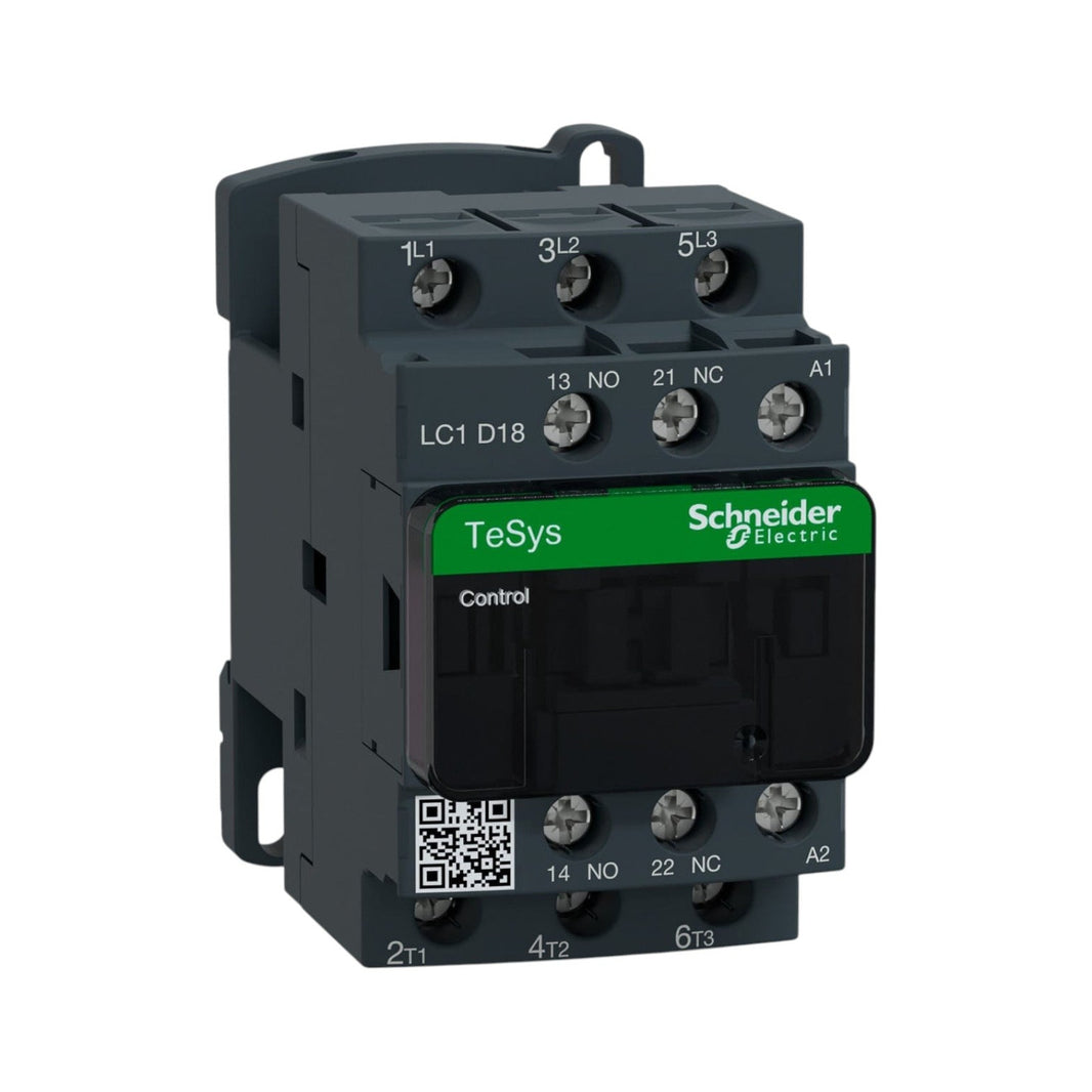 Contactor Schneider Electric TeSys D LC1D18F7, 3 Polos, 18A, Bobina 110V CA, 10 HP