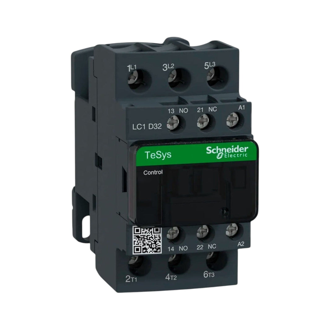 Contactor Schneider Electric TeSys D 3 Polos 32A Tensión de Bobina 220Vca LC1D32M7