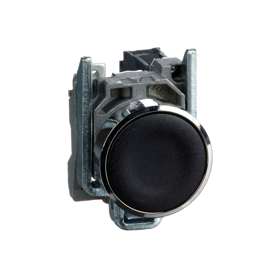 Pulsador Schneider Electric Harmony XB4BA21, Negro, 22 mm, 1 NA, Retorno por Resorte