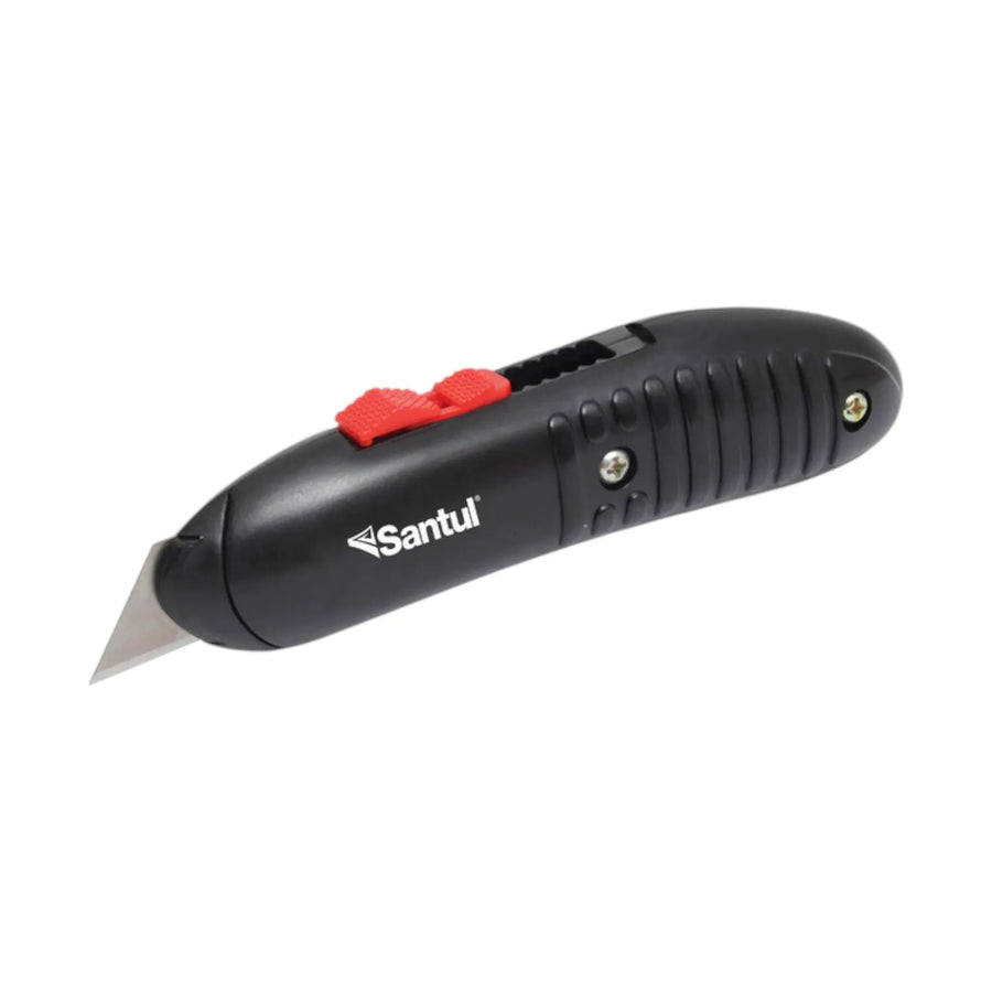 Cutter Santul de 6 pulgadas con Navaja Retráctil y Cuerpo de Plástico