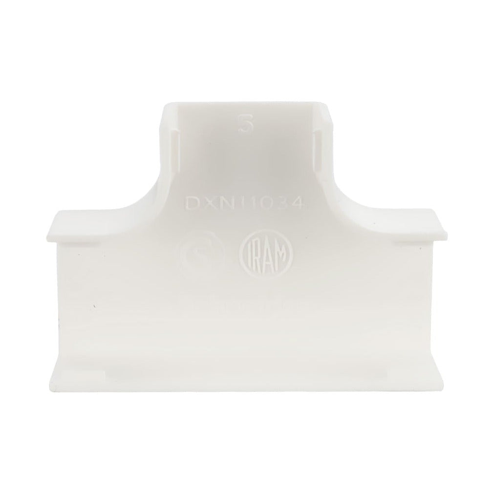Derivación en T para Canaleta Dexson 13x7 mm Color Blanco DXN11034HD