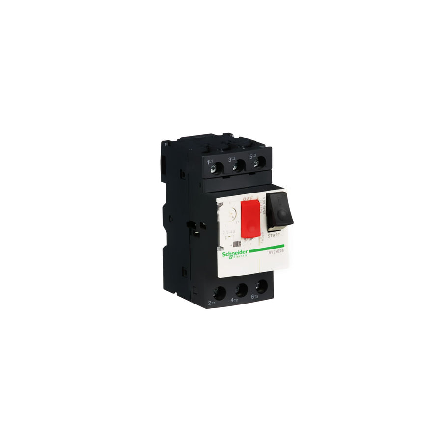 Disyuntor Termomagnético Schneider Electric TeSys Deca GV2ME 3 Polos 2.5-4 A GV2ME08