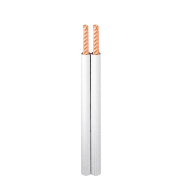 Rollo de 100m de Cable Dúplex SPT 2x12 AWG Blanco Argos