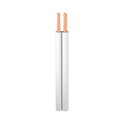 Cable Dúplex Flexible Argos SPT, Calibre 16 AWG, Blanco, Rollo de 100 m