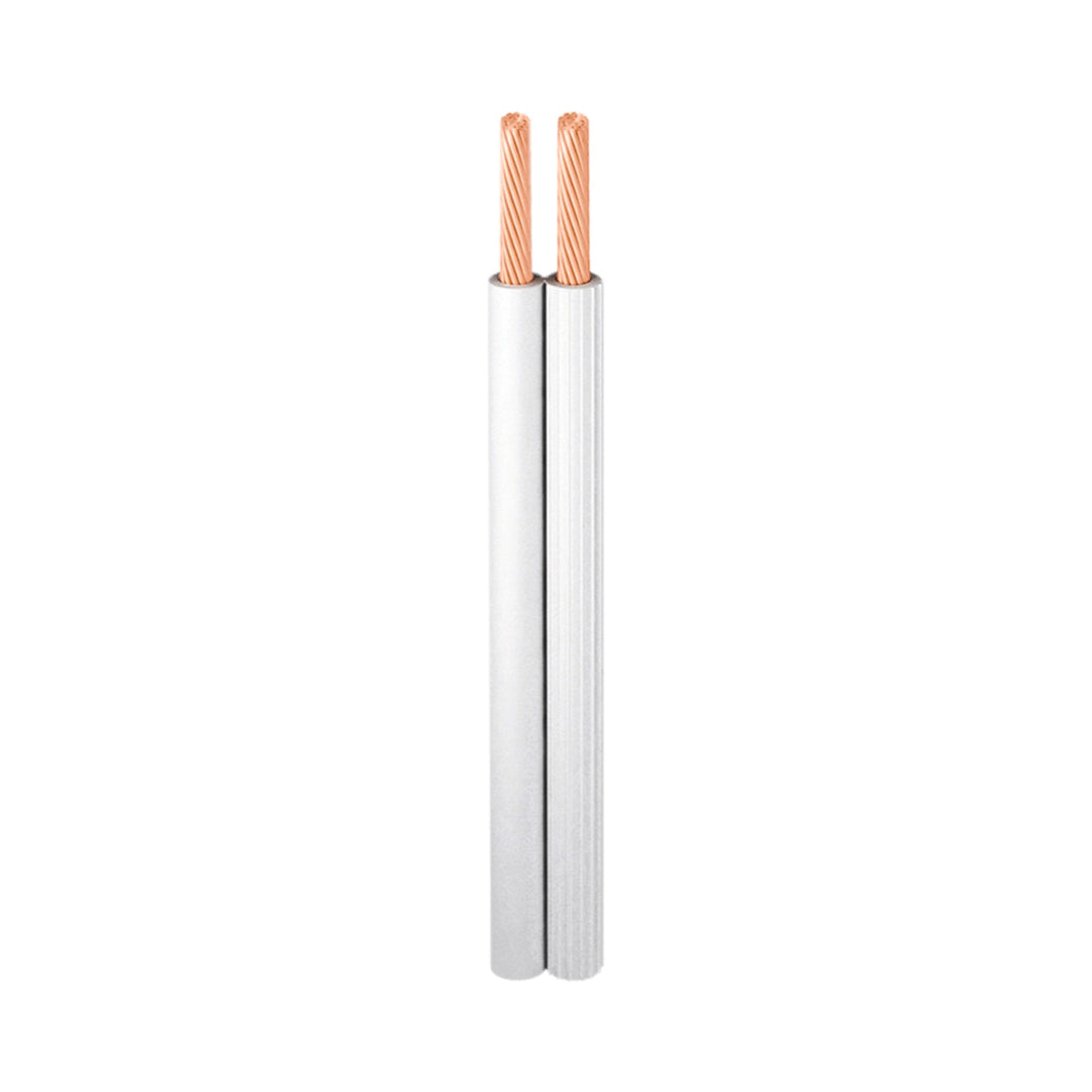 Cable Dúplex Flexible Argos SPT, Calibre 18 AWG, Blanco, Rollo de 100 m
