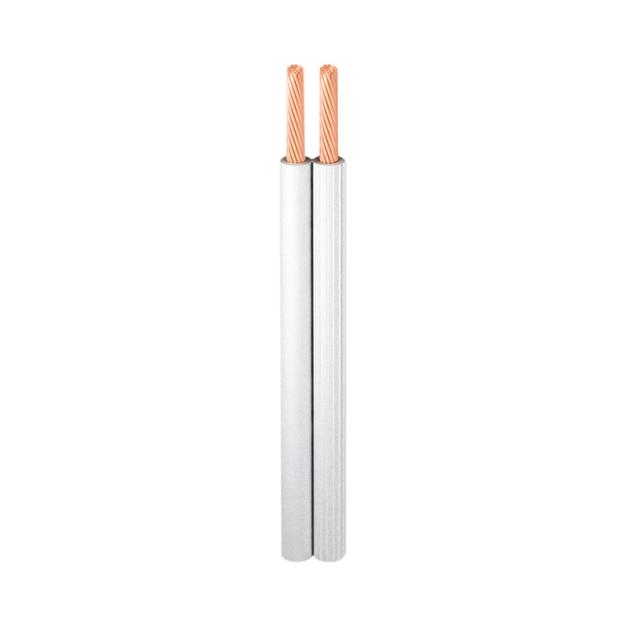 Cable Dúplex Flexible Argos SPT, Calibre 18 AWG, Blanco, Rollo de 100 m