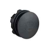 Enchufe de Obturación redondo para unidades Ø 22 mm - negro - juego de 10