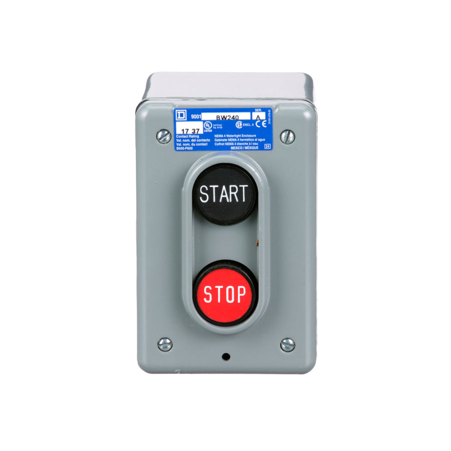 Estación de Control Harmony 9001B con 2 Pulsadores START/STOP, Bloqueo y NEMA 4