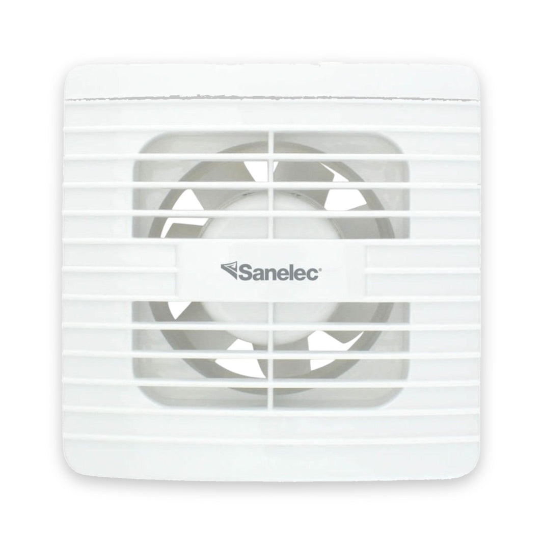 Extractor de Aire Sanelec para Baño, 6 Pulgadas, Color Blanco