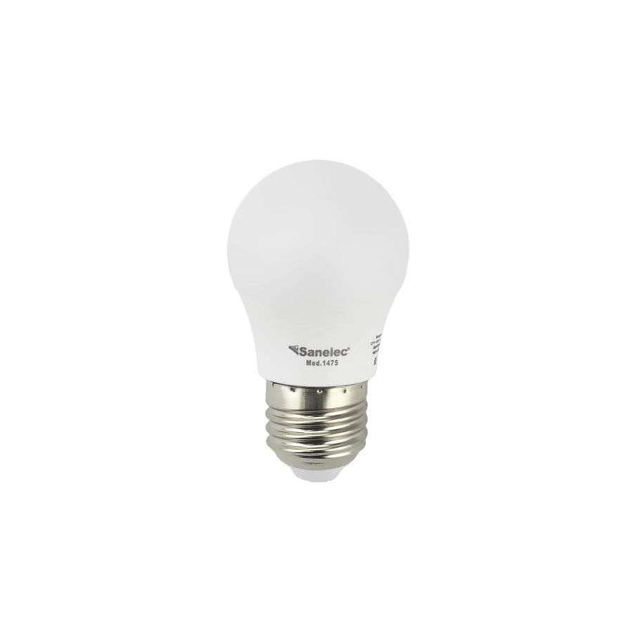 Foco LED Sanelec Tipo A19, Luz Cálida 3000K, Base E27, 3W, | SE314758