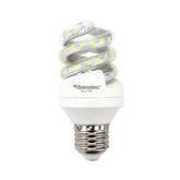 Foco Espiral LED Sanelec, Luz Cálida 2700K, Base E27, | SE316271