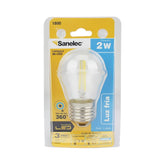 Foco LED de Filamento Sanelec, Luz Fría 6500K, Base E27, 2W, | SE318008 - imagen 3