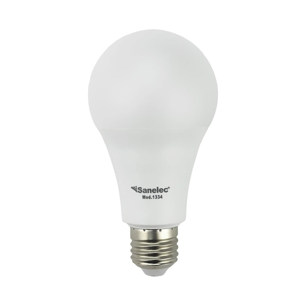 Foco LED Sanelec Tipo A19, Luz Fría 6500K, Base E27, 14W, | SE313348