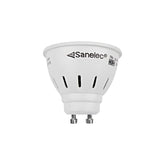 Foco LED Tipo Dicroico Sanelec, Luz Cálida 3000K, Base GU10, 4W | SE313843