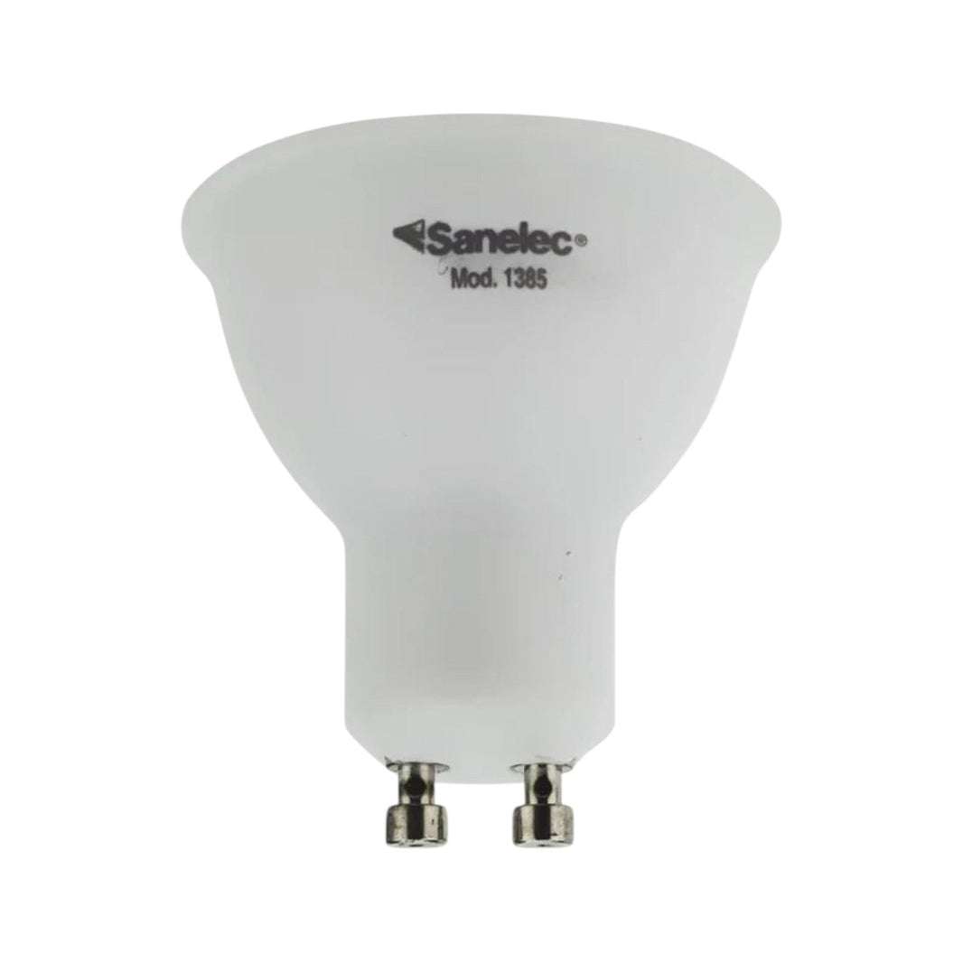 Foco LED Tipo Dicroico Sanelec, Luz Fría 6500K, Base GU10, 4W, | SE313850