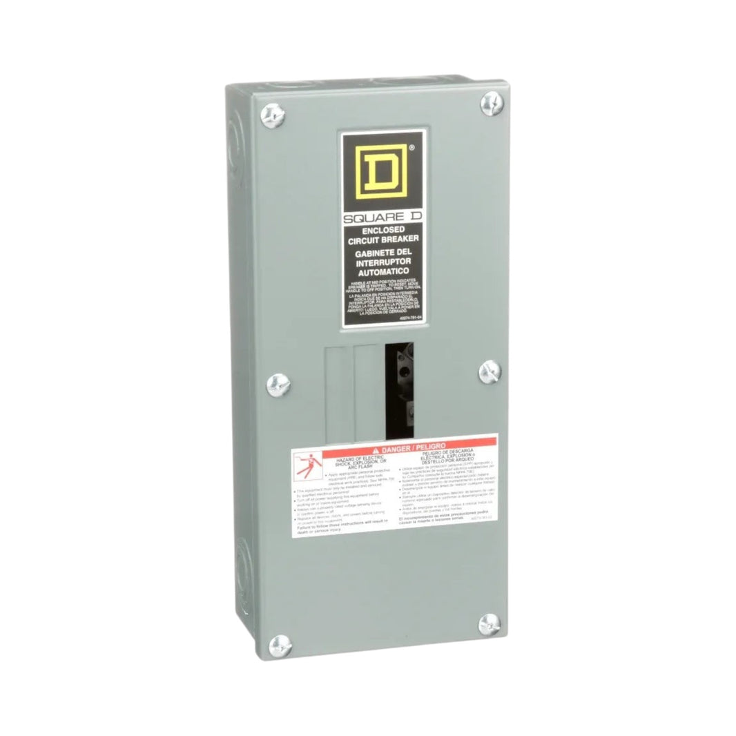 Centro de carga QO Schneider gabinete Interruptor termomagnetico 100  A, 3F, 4H,  3SP Nema 1 sobreponer