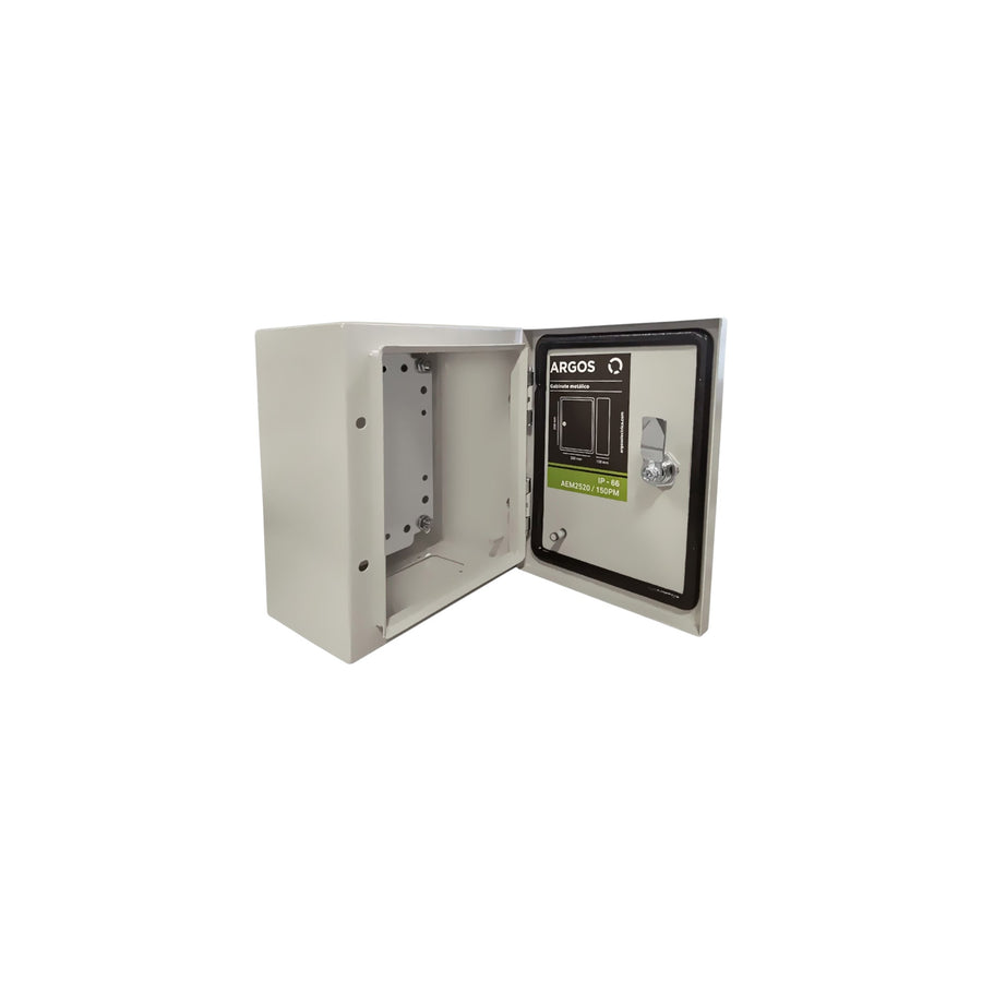 Gabinete Metálico Argos AEM2520/150PM, 250x200x150 mm, Acero, Placa de Montaje, IP66