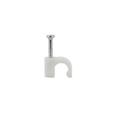 Grapa Curva Argos para Cable de 6 mm, con Clavo de Acero Integrado - imagen 2