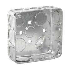 Caja Cuadrada Embutida Crouse-Hinds 4x4 x 1 1/2 pulg K.O.