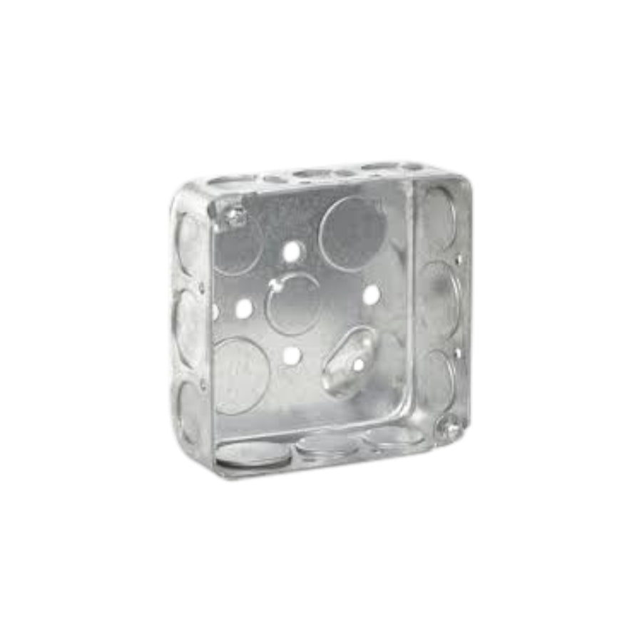 Caja Cuadrada Embutida Crouse-Hinds 4x4 x 1 1/2 pulg K.O.