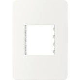 Placa con Soporte Schneider Electric Unica 3 Módulos Color Blanco