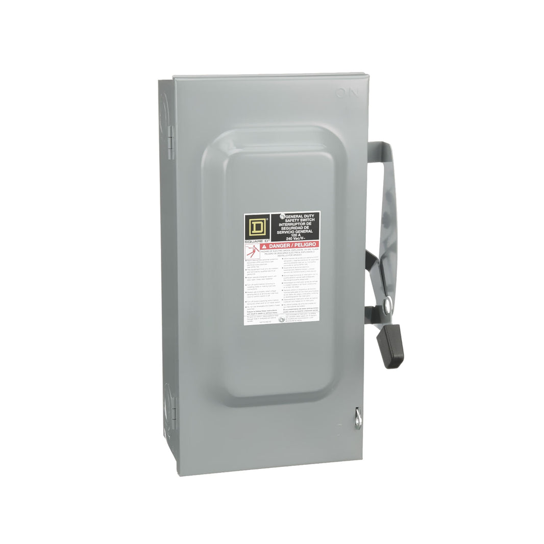 Interruptor de Seguridad Square D 3 Polos 100A NEMA 1 con Neutro D323N