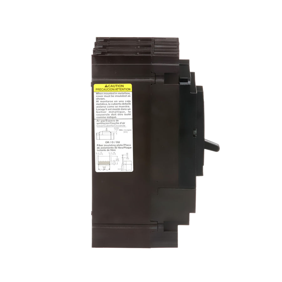 Interruptor de Caja Moldeada Schneider Electric PowerPacT HDL36080, 3 Polos, 80A, 600V, 14kA - imagen 2
