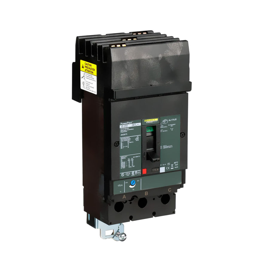 Interruptor de Caja Moldeada Schneider Electric PowerPacT JDA36175, 3 Polos, 175A, 600V, 14kA