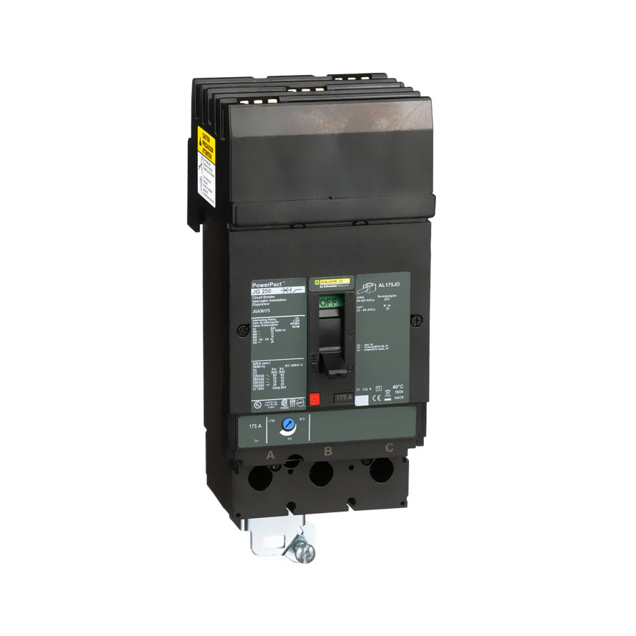 Interruptor de Caja Moldeada Schneider Electric, Marco J, 3 Polos, 175A, 600V, 35kA