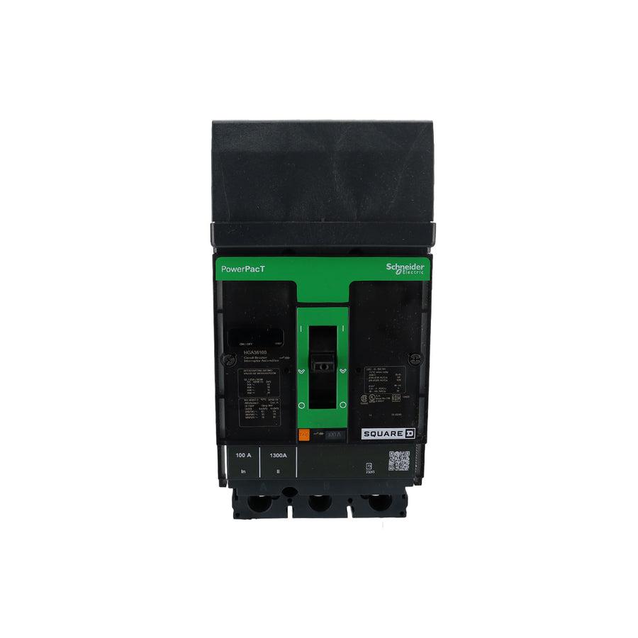 Interruptor de Caja Moldeada Schneider Electric PowerPacT HGA36100, 3 Polos, 100A, 600V, 18kA