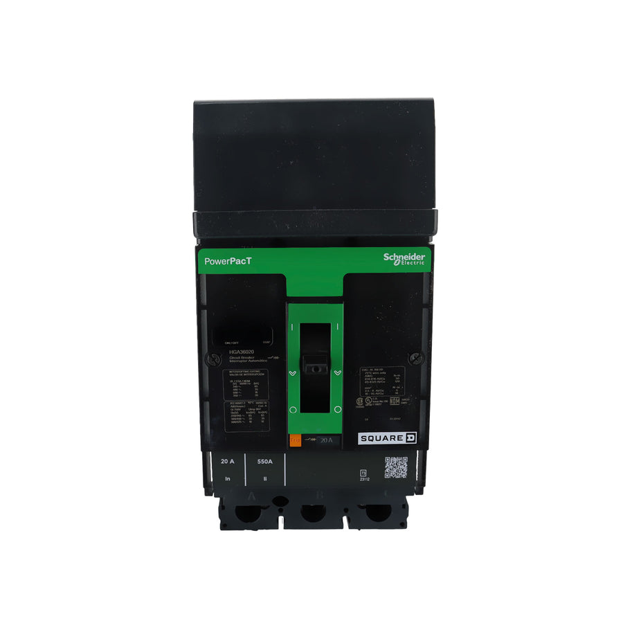 Interruptor de Caja Moldeada Schneider Electric PowerPacT HGA36030, 3 Polos, 30A, 600V, 18kA