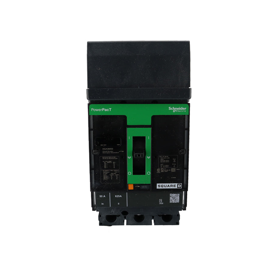 Interruptor de Caja Moldeada Schneider Electric PowerPacT HGA36050, 3 Polos, 50A, 600V, 18kA