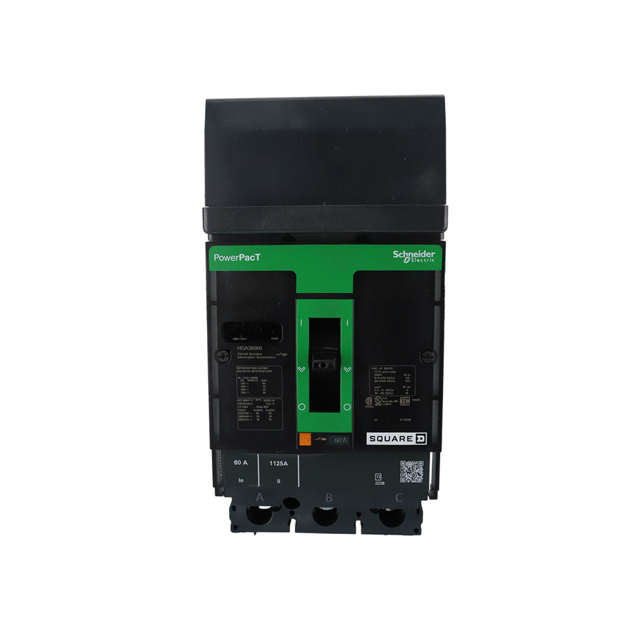 Interruptor de Caja Moldeada Schneider Electric, Marco H, 3 Polos, 60A, 600V, 35kA