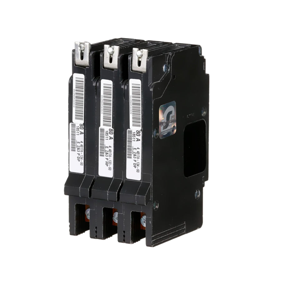 Interruptor Termomagnético Atornillable Schneider Electric, Marco E, 3 Polos, 80A, 480/277V, 18-25kA - imagen 3
