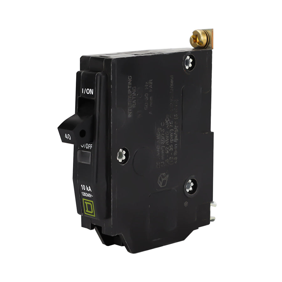 Interruptor Termomagnético Square D QOB 1 Polo 40A Atornillable 10kA 120/240V QOB140 - imagen 2