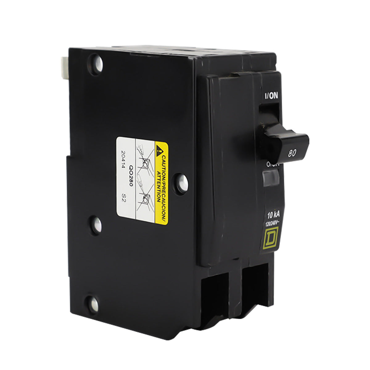 Interruptor Termomagnético Square D QO 2 Polos 80A Enchufable 10kA 120/240V QO280 - imagen 3