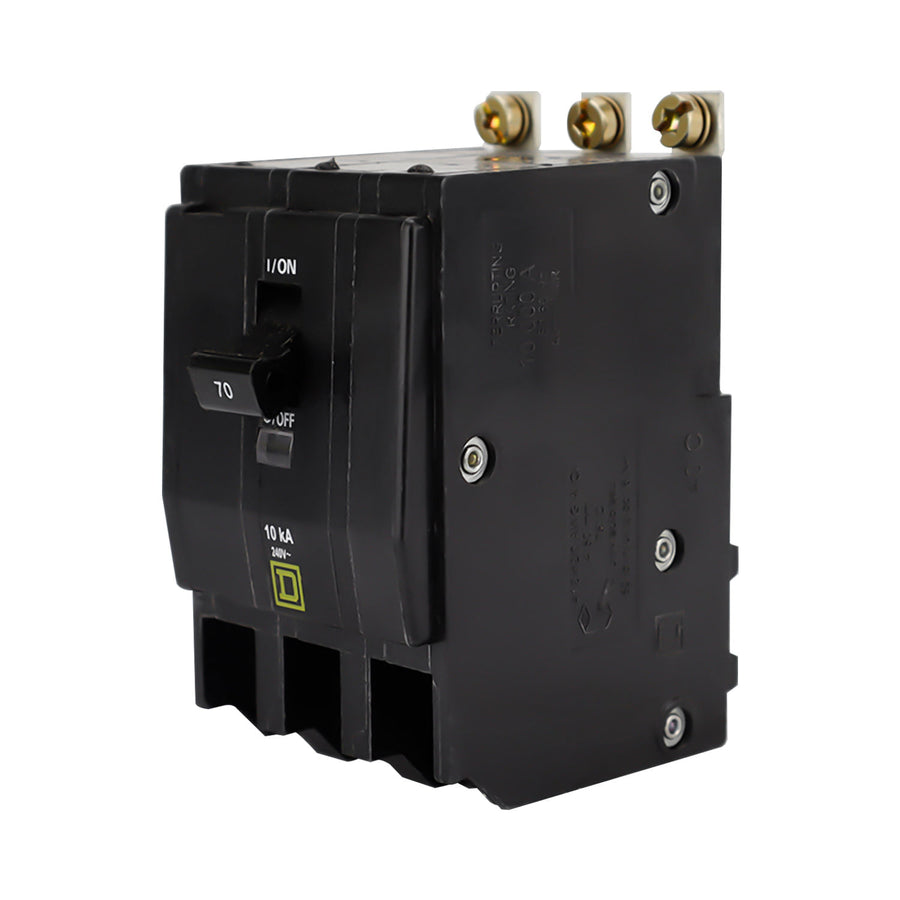 Interruptor Termomagnético Square D QOB 3 Polos 70A Atornillable 10kA 120/240V QOB370 - imagen 2