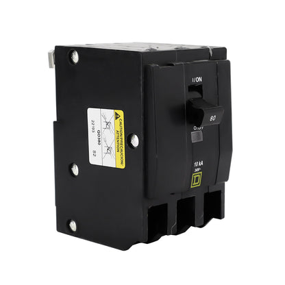 Interruptor Termomagnético Square D QO 3 Polos 80A Enchufable 10kA 120/240V QO380 - imagen 3