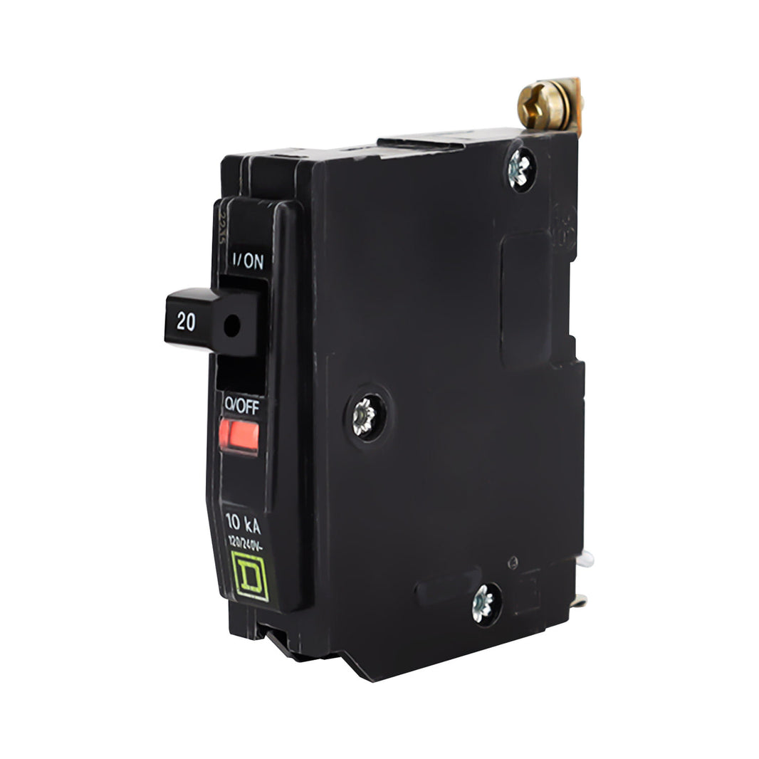 Interruptor Termomagnético Square D QOB 1 Polo 20A Atornillable 10kA 120/240V QOB120 - imagen 2