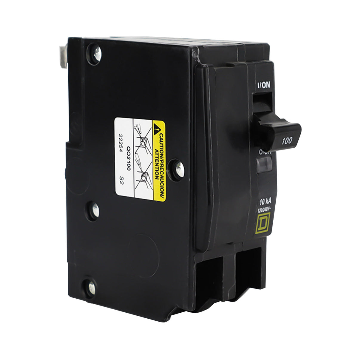 Interruptor Termomagnético Square D QO 2 Polos 100A Enchufable 10 kA 120/240V QO2100 - imagen 3