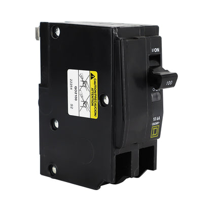 Interruptor Termomagnético Square D QO 2 Polos 100A Enchufable 10 kA 120/240V QO2100 - imagen 3