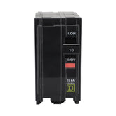 Interruptor Termomagnético Square D QO 2 Polos 10A Enchufable 10 kA 120/240V QO210