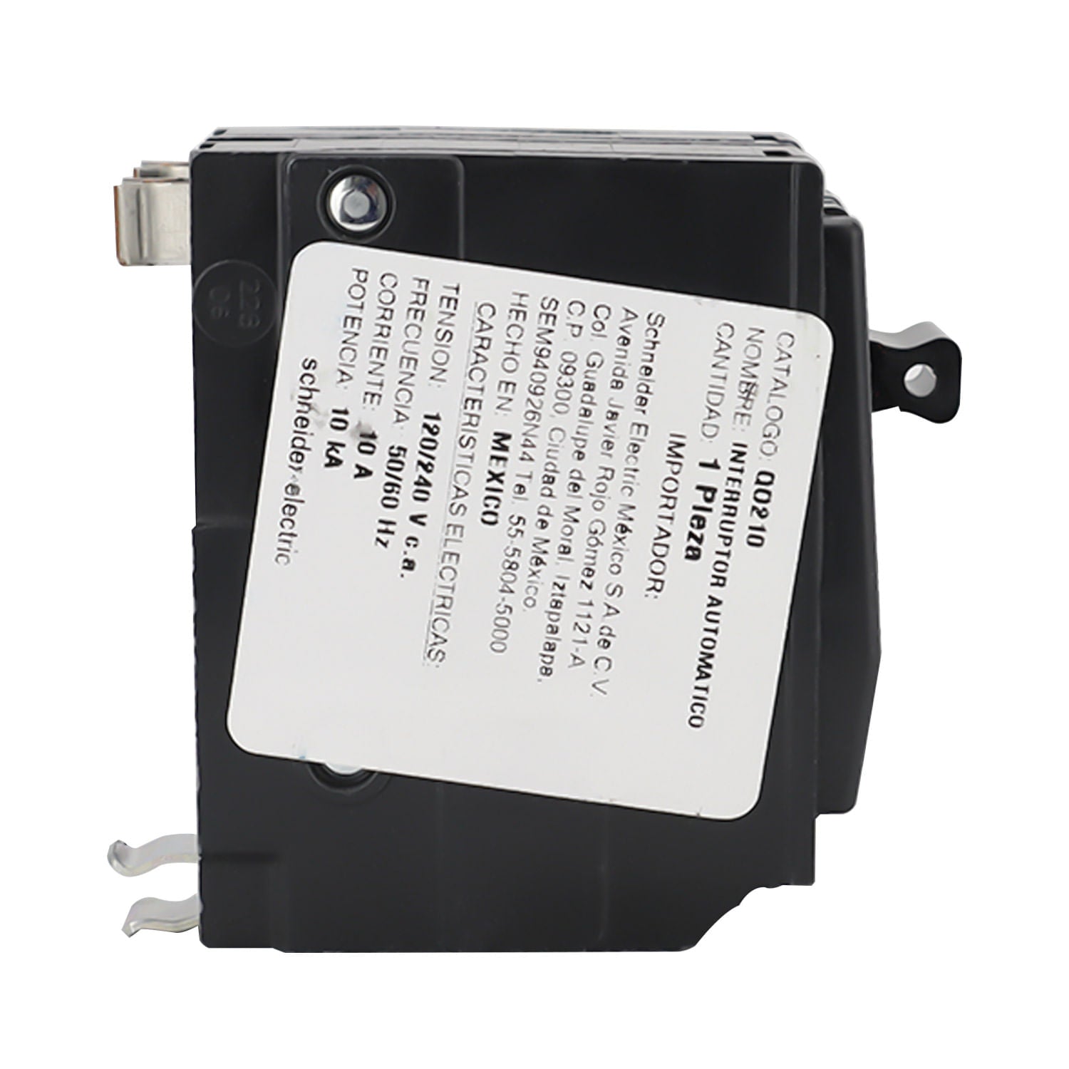 Interruptor Termomagnético 10A 2P QO210 | PEFSA